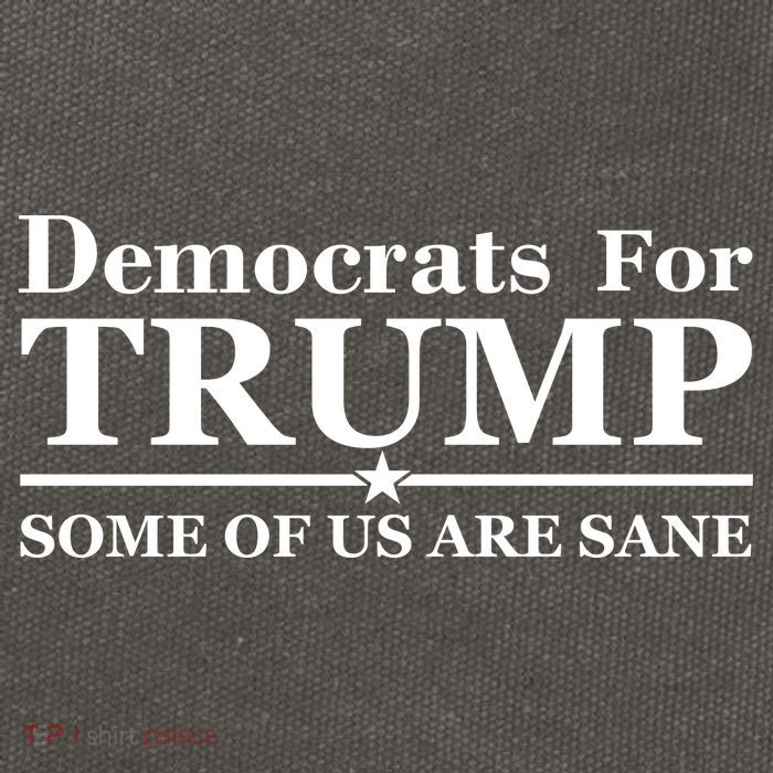 Democrats For Trump Some Of Us Are Sane Cotton Canvas Backpack