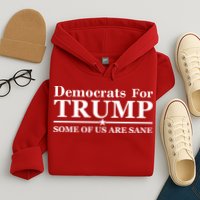 Democrats For Trump Some Of Us Are Sane Hoodie