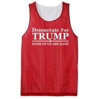 Democrats For Trump Some Of Us Are Sane Mesh Reversible Basketball Jersey Tank