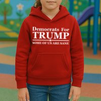 Democrats For Trump Some Of Us Are Sane Kids Hoodie