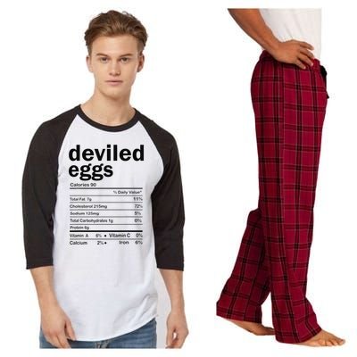 Devilled Eggs Nutritional Facts Thanksgiving Family Matching Raglan Sleeve Pajama Set