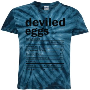 Devilled Eggs Nutritional Facts Thanksgiving Family Matching Kids Tie-Dye T-Shirt