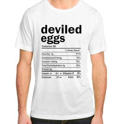 Devilled Eggs Nutritional Facts Thanksgiving Family Matching Adult ChromaSoft Performance T-Shirt