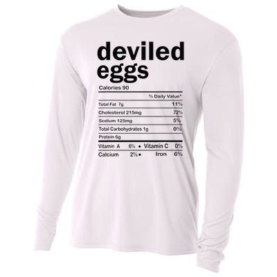 Devilled Eggs Nutritional Facts Thanksgiving Family Matching Cooling Performance Long Sleeve Crew