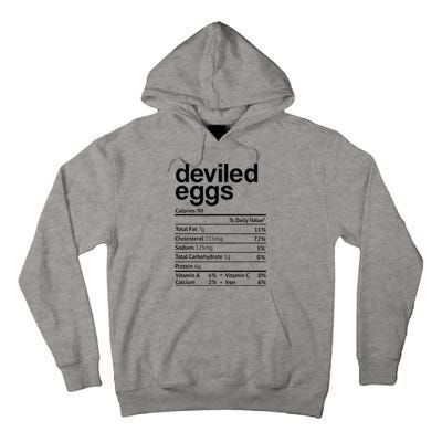 Deviled Eggs Nutrition Facts Tall Hoodie