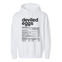 Deviled Eggs Nutrition Facts Garment-Dyed Fleece Hoodie