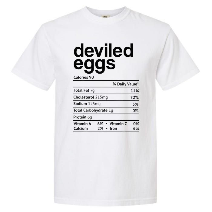 Deviled Eggs Nutrition Facts Garment-Dyed Heavyweight T-Shirt