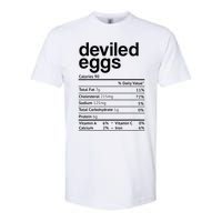 Deviled Eggs Nutrition Facts Softstyle CVC T-Shirt