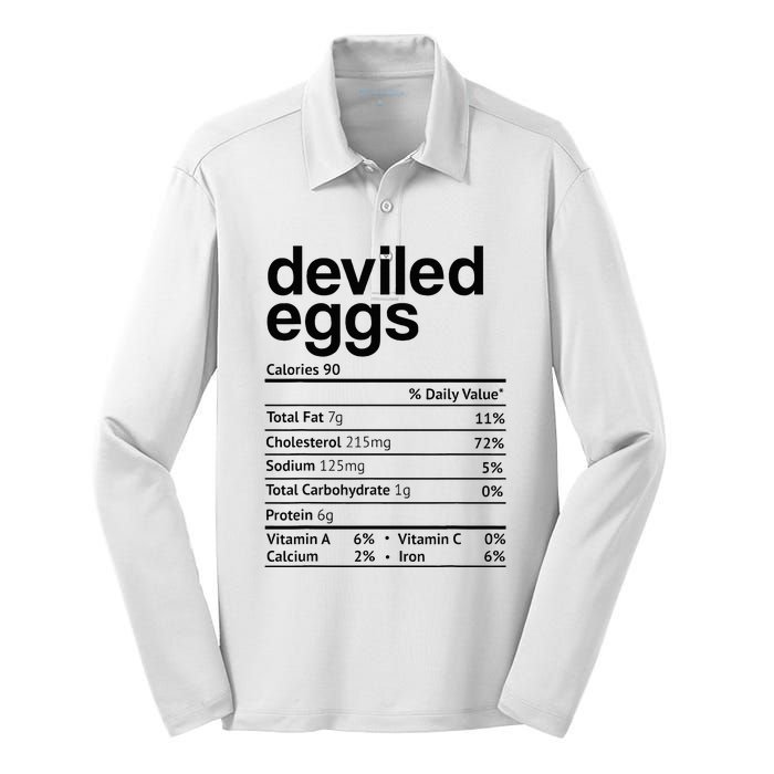 Deviled Eggs Nutrition Facts Silk Touch Performance Long Sleeve Polo