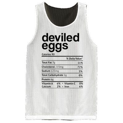 Deviled Eggs Nutrition Facts Mesh Reversible Basketball Jersey Tank