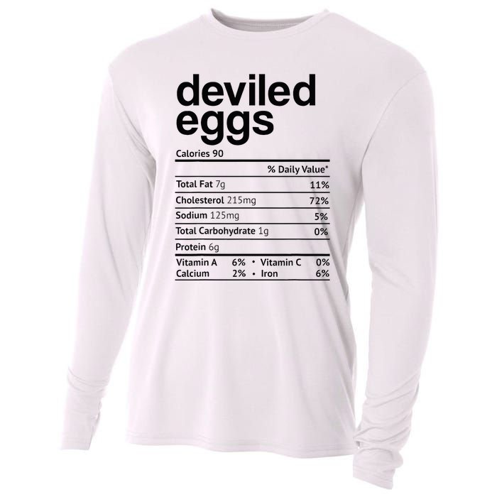 Deviled Eggs Nutrition Facts Cooling Performance Long Sleeve Crew