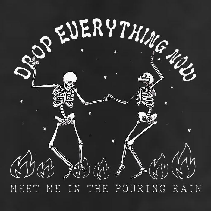 Drop Everything Now Meet Me In The Pouring Rain Skeleton Cool Comfort Performance Bucket Hat