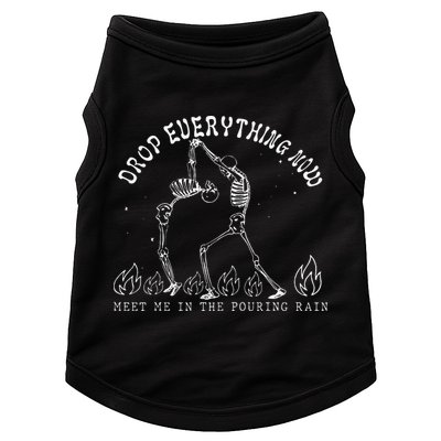 Drop Everything Now Meet Me In The Pouring Rain Skeleton Doggie Tank