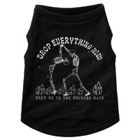 Drop Everything Now Meet Me In The Pouring Rain Skeleton Doggie Tank