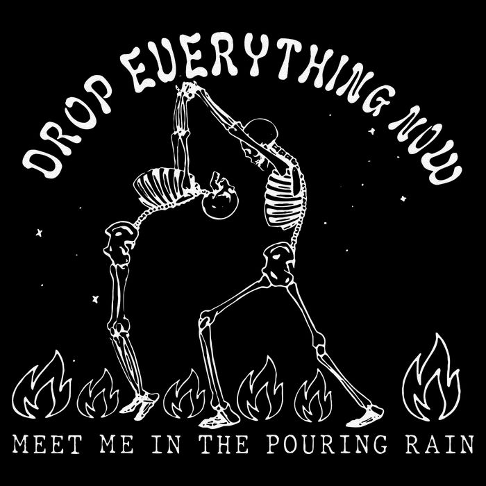 Drop Everything Now Meet Me In The Pouring Rain Skeleton 16 in Basic Backpack