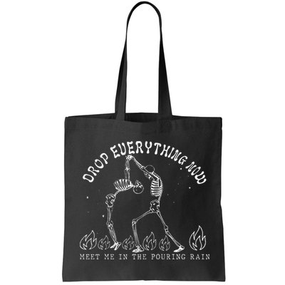 Drop Everything Now Meet Me In The Pouring Rain Skeleton Bag