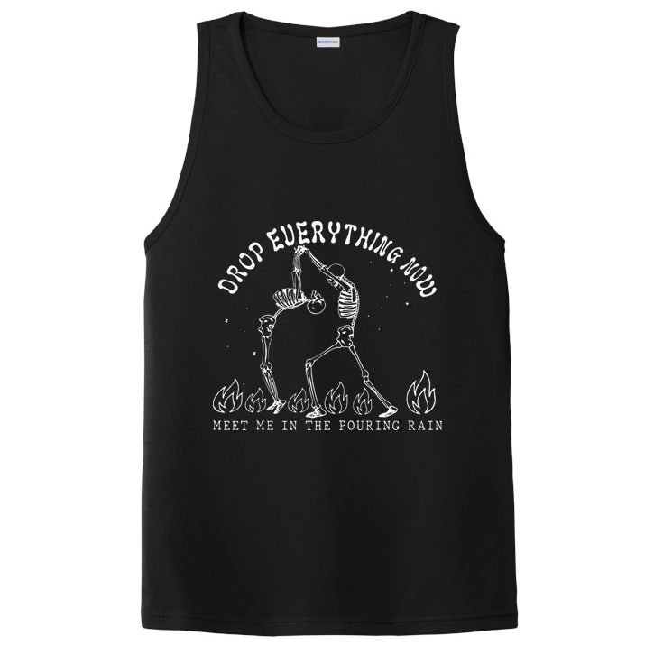 Drop Everything Now Meet Me In The Pouring Rain Skeleton PosiCharge Competitor Tank
