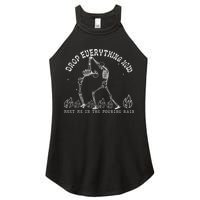 Drop Everything Now Meet Me In The Pouring Rain Skeleton Women's Perfect Tri Rocker Tank