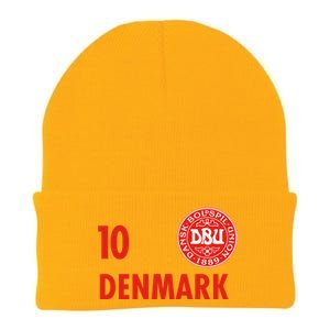 Denmark Danish Soccer No 10 DBU Logo Knit Cap Winter Beanie