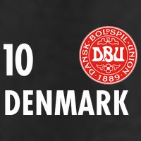 Denmark Danish Soccer No 10 DBU Logo Cool Comfort Performance Bucket Hat