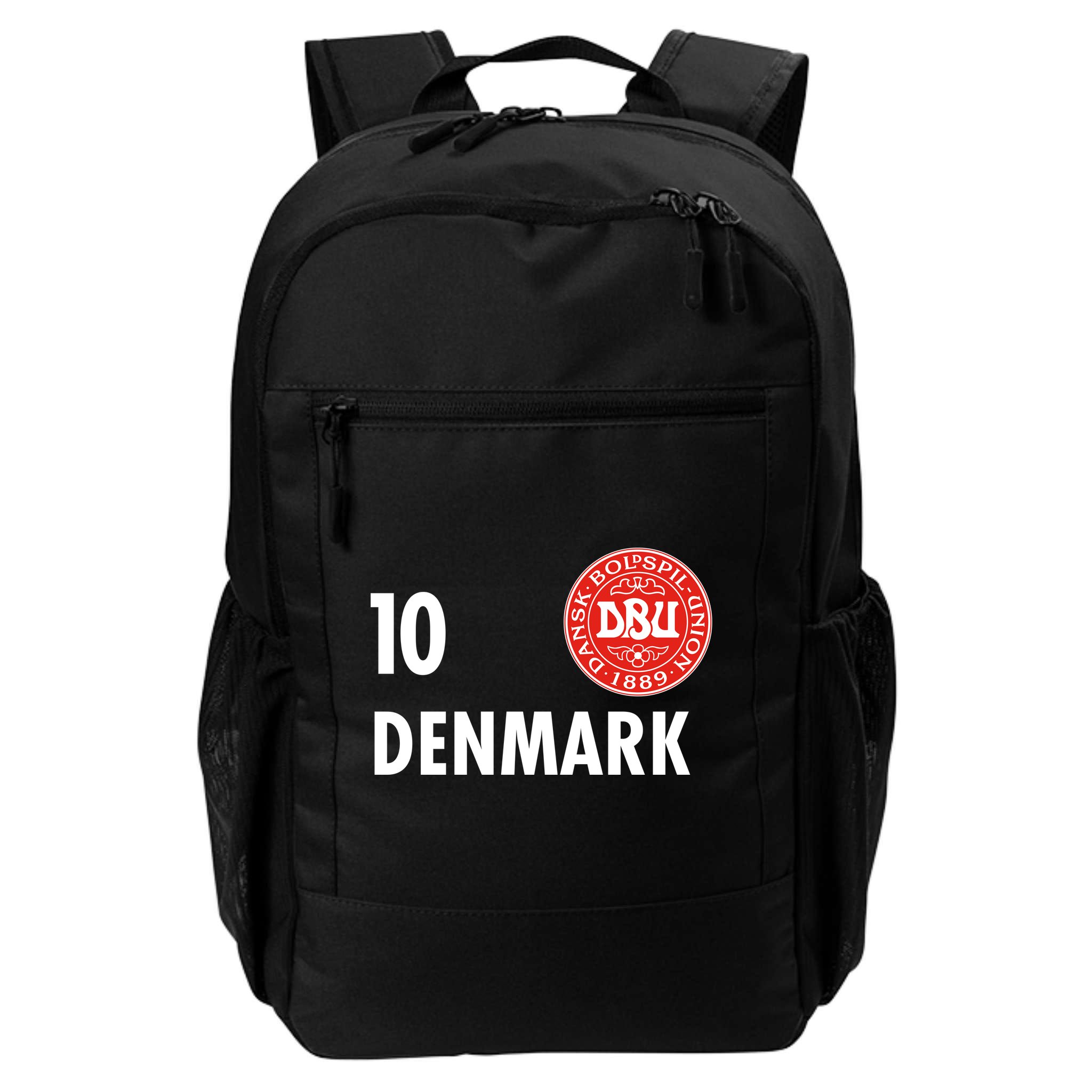 Denmark Danish Soccer No 10 DBU Logo Backpack