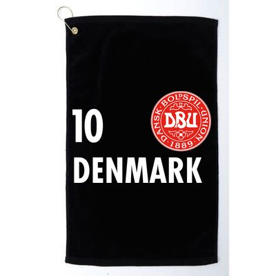 Denmark Danish Soccer No 10 DBU Logo Golf Towel