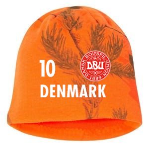 Denmark Danish Soccer No 10 DBU Logo Kati - Camo Knit Beanie