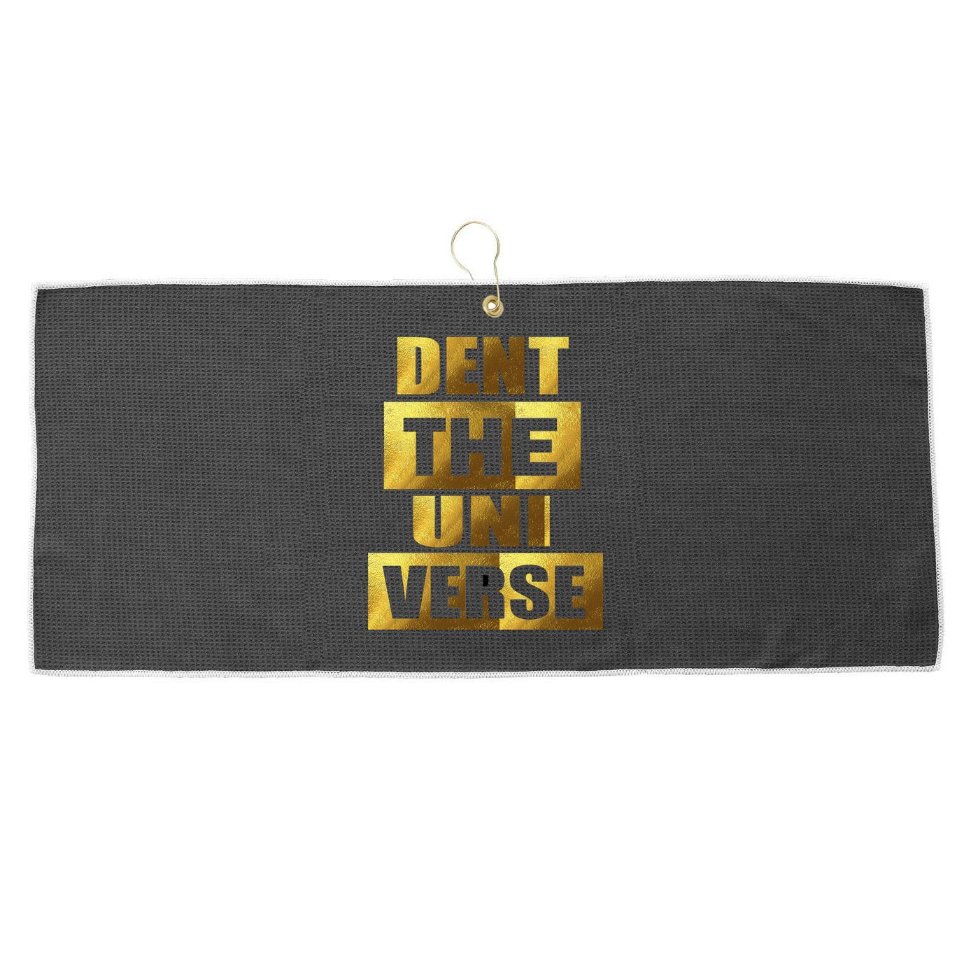 Dent The Universe Large Microfiber Waffle Golf Towel