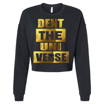 Dent The Universe Cropped Pullover Crew