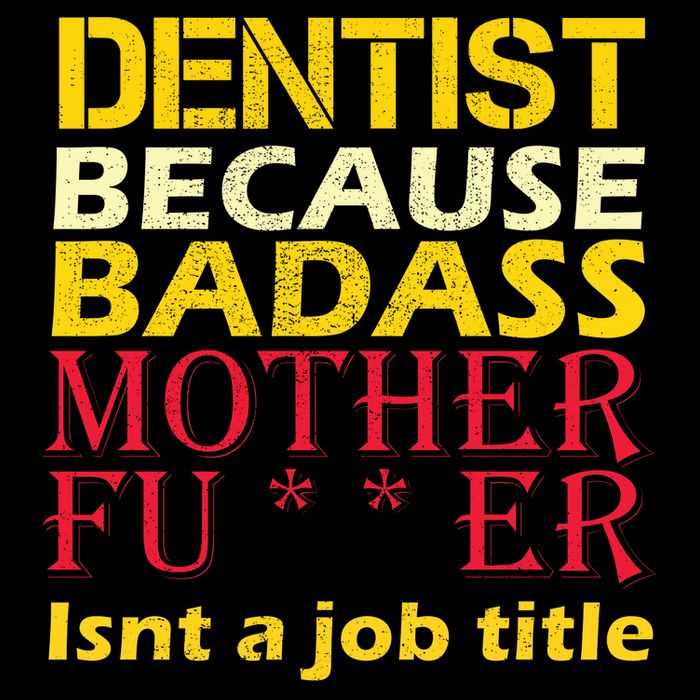 Dentist Badass Job Title Cooling Performance Crew T-Shirt