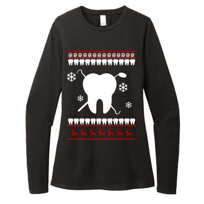 Dentist Ugly Christmas Sweater Womens CVC Long Sleeve Shirt