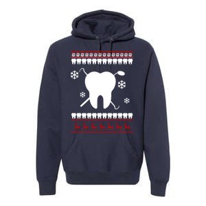 Dentist Ugly Christmas Sweater Premium Hoodie