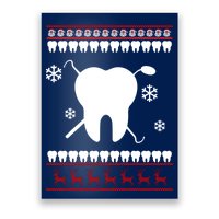 Dentist Ugly Christmas Sweater Poster