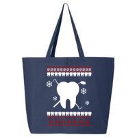 Dentist Ugly Christmas Sweater 25L Jumbo Tote