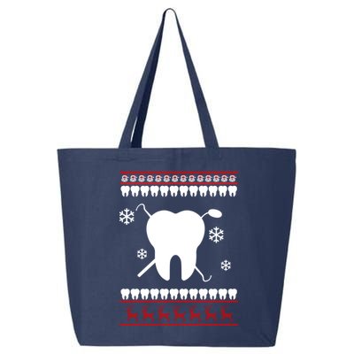 Dentist Ugly Christmas Sweater 25L Jumbo Tote