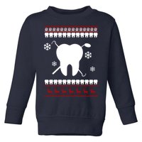 Dentist Ugly Christmas Sweater Toddler Sweatshirt