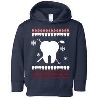 Dentist Ugly Christmas Sweater Toddler Hoodie