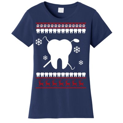 Dentist Ugly Christmas Sweater Women's T-Shirt