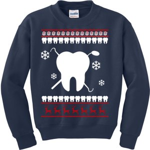 Dentist Ugly Christmas Sweater Kids Sweatshirt