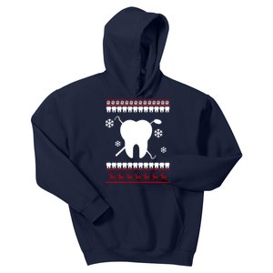 Dentist Ugly Christmas Sweater Kids Hoodie