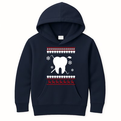 Dentist Ugly Christmas Sweater Kids Hoodie