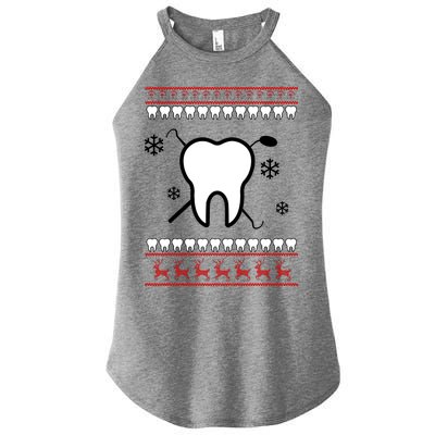 Dentist Ugly Christmas Sweater Women's Perfect Tri Rocker Tank