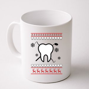 Dentist Ugly Christmas Sweater Coffee Mug