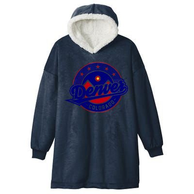 Denver Colorado Baseball Logo Hooded Wearable Blanket