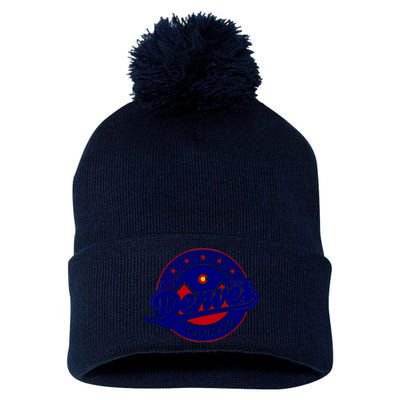 Denver Colorado Baseball Logo Pom Pom 12in Knit Beanie