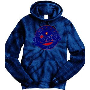 Denver Colorado Baseball Logo Tie Dye Hoodie