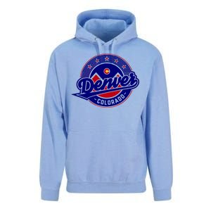 Denver Colorado Baseball Logo Unisex Surf Hoodie