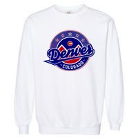 Denver Colorado Baseball Logo Garment-Dyed Sweatshirt