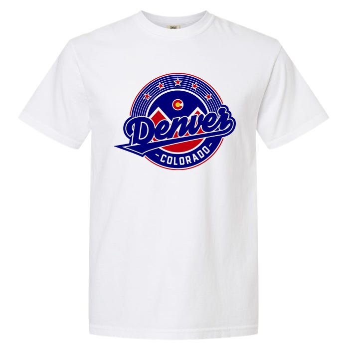 Denver Colorado Baseball Logo Garment-Dyed Heavyweight T-Shirt