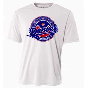 Denver Colorado Baseball Logo Cooling Performance Crew T-Shirt